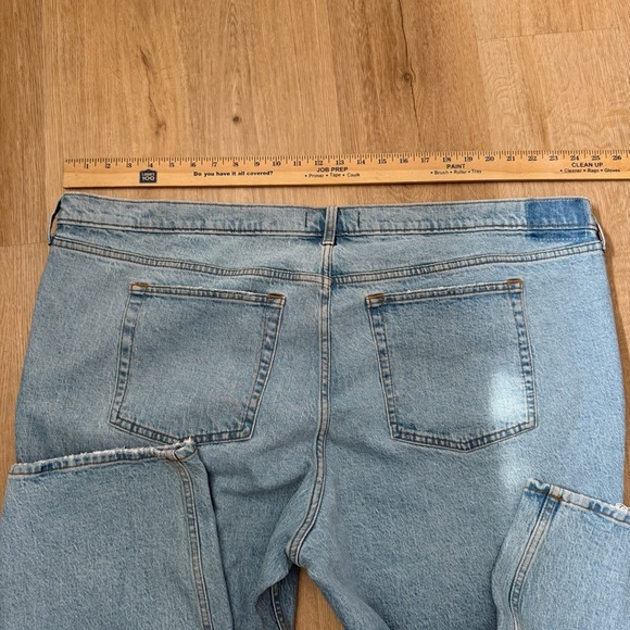 Abercrombie & Fitch Mid Rise The Straight Jean Size 37 / 24 plus size Jeans - Picture 8 of 10